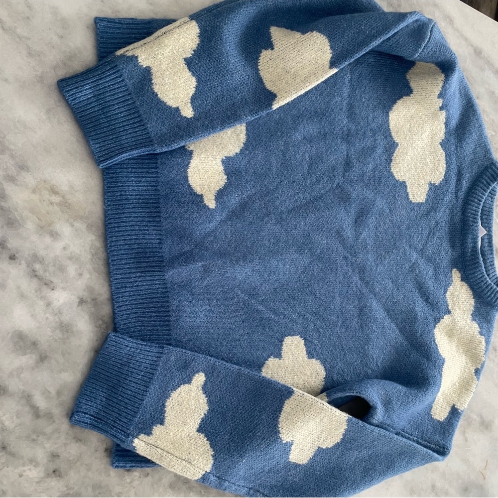THML Sky Blue Knit Sweater